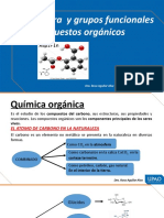 Estructura y Grupos Funcionales de Compuestos Orgánicos