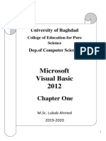Microsoft Visual Basic 2012: Chapter One