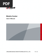 Mobile Center User Manual