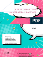 Rapat Kerja Departemen Kewirausahaan 2021