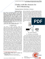 Smart Clothes With Bio-Sensors For ECG Monitoring: P.Sakthi Shunmuga Sundaram, N.Hari Basker, L.Natrayan