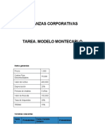 Finanzas Corporativas Tarea Modelo Montecarlo 5205283