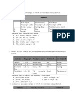 LATIHAN SOAL Indikator Asam