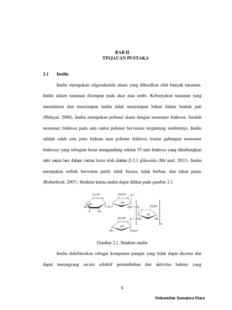 Manfaat dan Struktur Inulin dalam Farmasi | PDF | Kesehatan Holistik ...