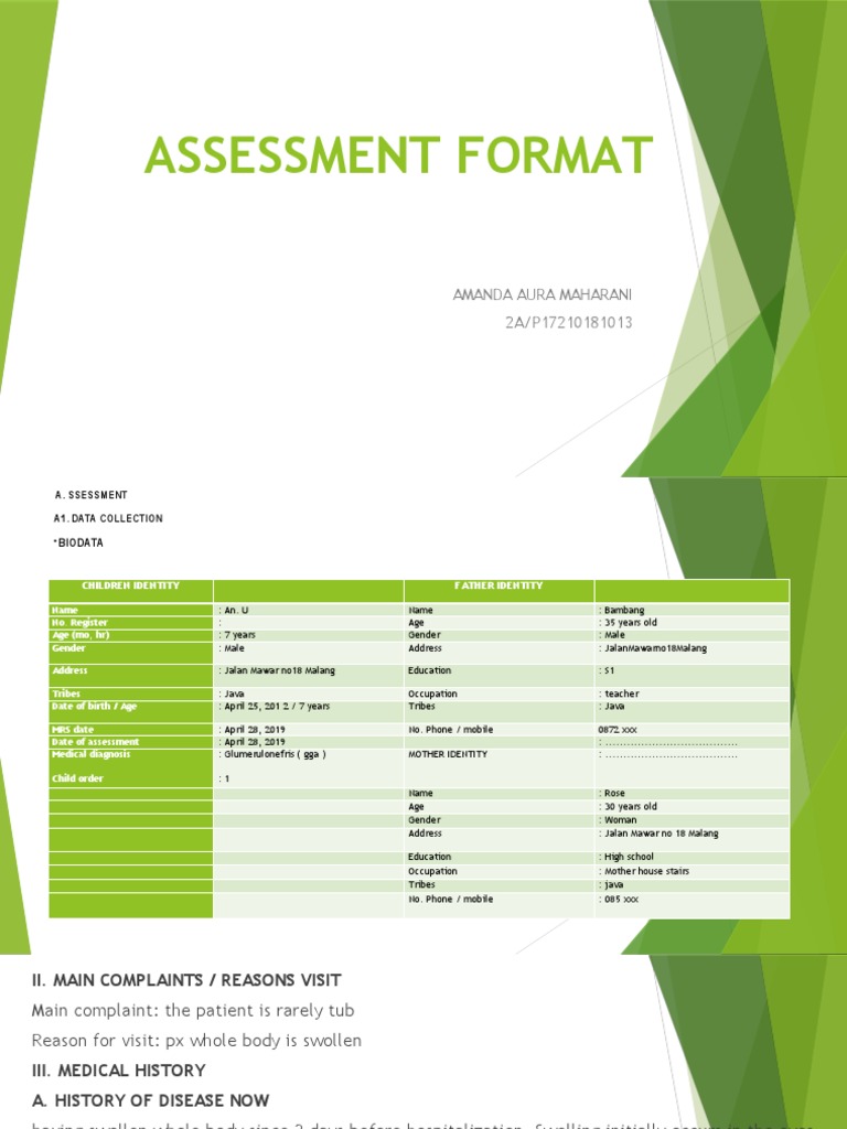 Amanda Aura - Assessment Format | PDF | Pregnancy | Childbirth