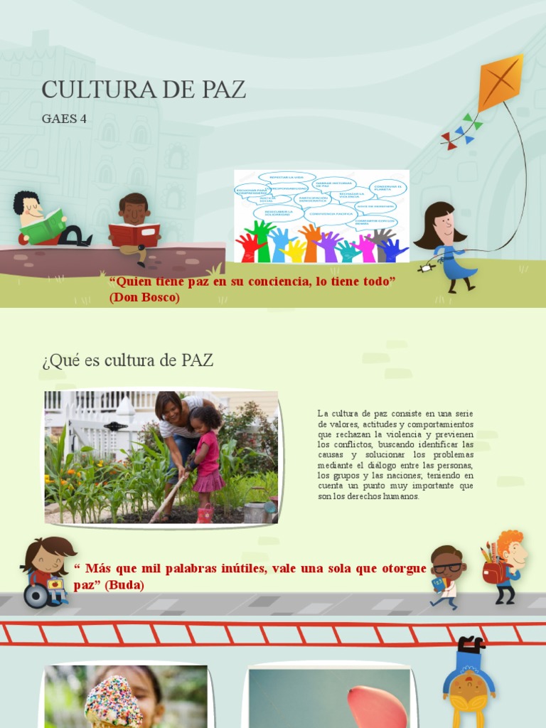 Importancia de la Cultura de Paz | PDF | Paz | La naturaleza humana
