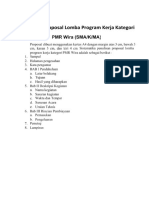 Format Proposal Lomba Rancangan Proker Wira