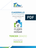 Cuadernillo Preescolar Tercer Grado