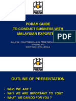 P7 PORAM Guide To Conduct Business Malaysian Exporter