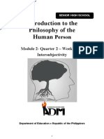 Introduction To The Philosophy of The Human: Person