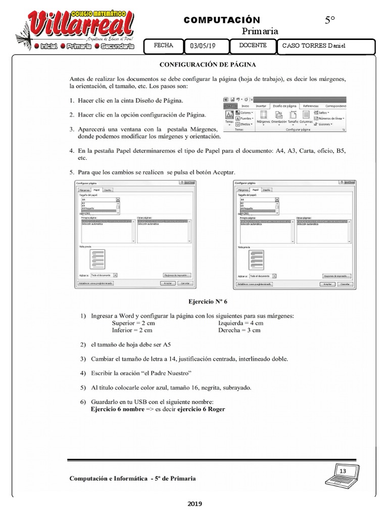 Practica Compu 5to | PDF