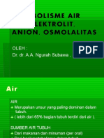 Metabolisme Air Dan Elektrolit, Anion, Osmolalitas