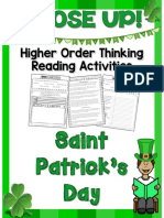 Higher Order Thinking Reading Activities