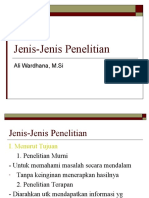 Jenis-Jenis Penelitian