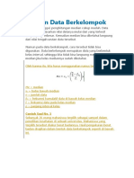 Median Data Berkelompok