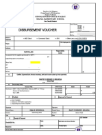 Disbursement Voucher: Department of Education