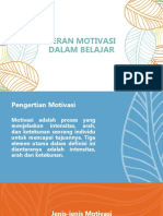 Ppt Kel 2 Peran Motivasi Dalam Belajar