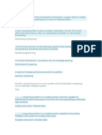 Parallel Computing: Quiz 2