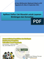 Aplikasi Daftar Cek Masalah Untuk Layanan Bimbingan Dan Konseling