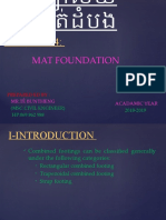 Mat Foundation: Prepared Ed by