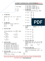 Latihan Soal DEFERENSIAL