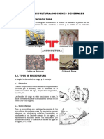 Generalidades de La Acuicultura