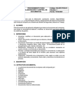 SG-SST-PCD-01 Procedimiento Elaboracion, Control y Conservacion de Documentos