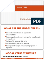 Modal Verbs: by Lic. Martha Espinoza Justiniano