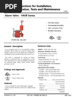 Deluge Valve Installation and Operation Guide | PDF | Valve | Fire ...