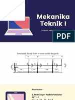 Mekanika Teknik I: Tumpuan Jepit Balok Gabungan