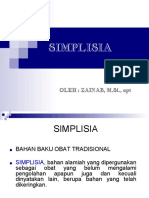 SIMPLISIA PENGERINGAN