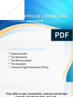 Major Types of Computers: ALA, Ranyah M