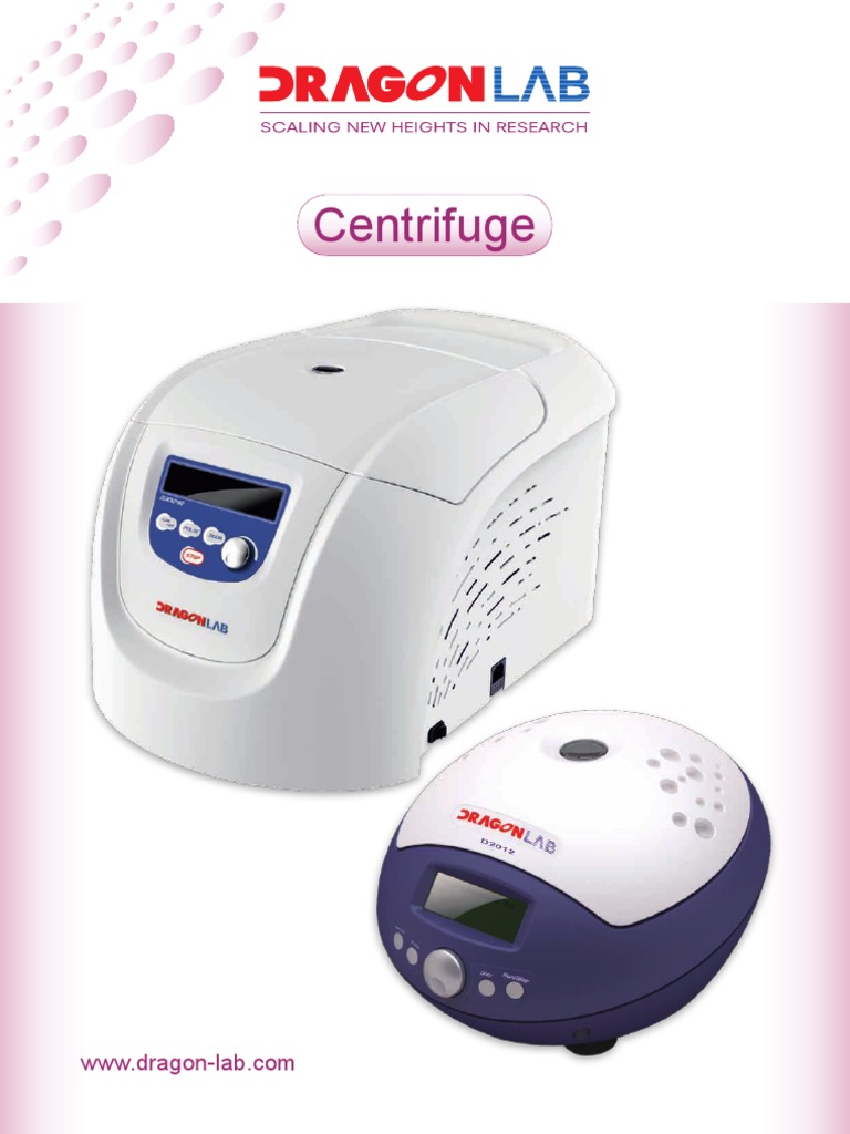Dragon Lab Centrifuge Solutions | PDF | Centrifuge | Electric Motor