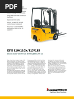 EFG 110/110k/113/115: Electric Three-Wheel Truck (1,000/1,250/1,500 KG)