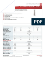 Optimizer® Dual-Band Dual Polarized, 870-2170, 65deg, 14.4/17.0/17.0dbi, 1.3M, Vet, 0-10/2-10deg