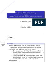 Statistics 202: Data Mining: Based in Part On Slides From Textbook, Slides of Susan Holmes