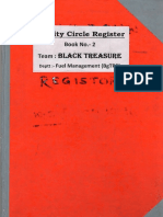 Quality Circle Register: Team: Black Treasure