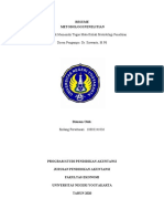Disusun Untuk Memenuhi Tugas Mata Kuliah Metodologi Penelitian Dosen Pengampu: Dr. Siswanto, M.PD