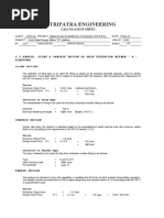 Pt. Tripatra Engineering: Calculation Sheet