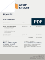 Arsip Kreatif - Invoice 01 Byon December