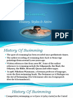 Week 1 History of Swimming