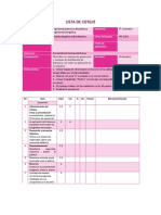 Lista de Cotejo Exposiciones