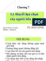 Chuong 7-Ly Thuyet Lua Chon Cua Nguoi Tieu Dung