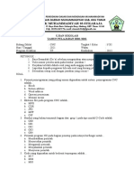 UJIAN SEMESTER 2021 Teknik Pemesinan