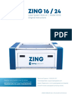 ZING 16 / 24: Laser System Manual - Model 10000 Original Instructions