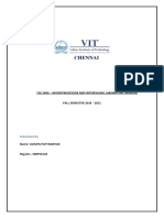 Cse 2006 - Microprocessor and Interfacing Laboratory Manual: Submitted by