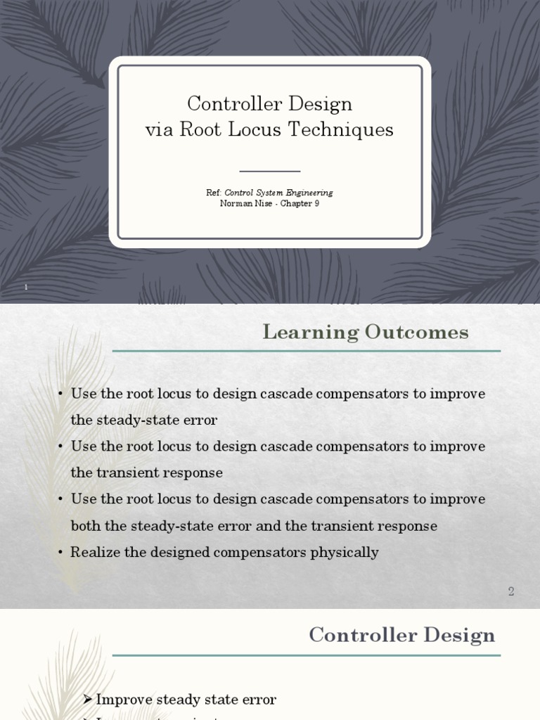 Root Locus Controller Design Guide | PDF | Control Theory | Applied ...