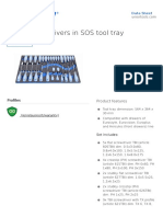 Set of Screwdrivers in SOS Tool Tray: Product Features Profiles
