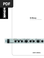 Tcelectronic Gsharp Manual English