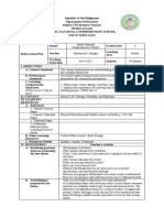 Daily Lesson Plan in Health Grade 8 Courtship